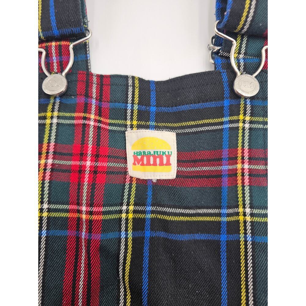 Harajuku Mini by Gwen Stefani Girl's 4T Black Plaid Jumper Dress - Picture 2 of 5